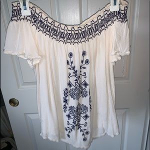 Off the shoulder top